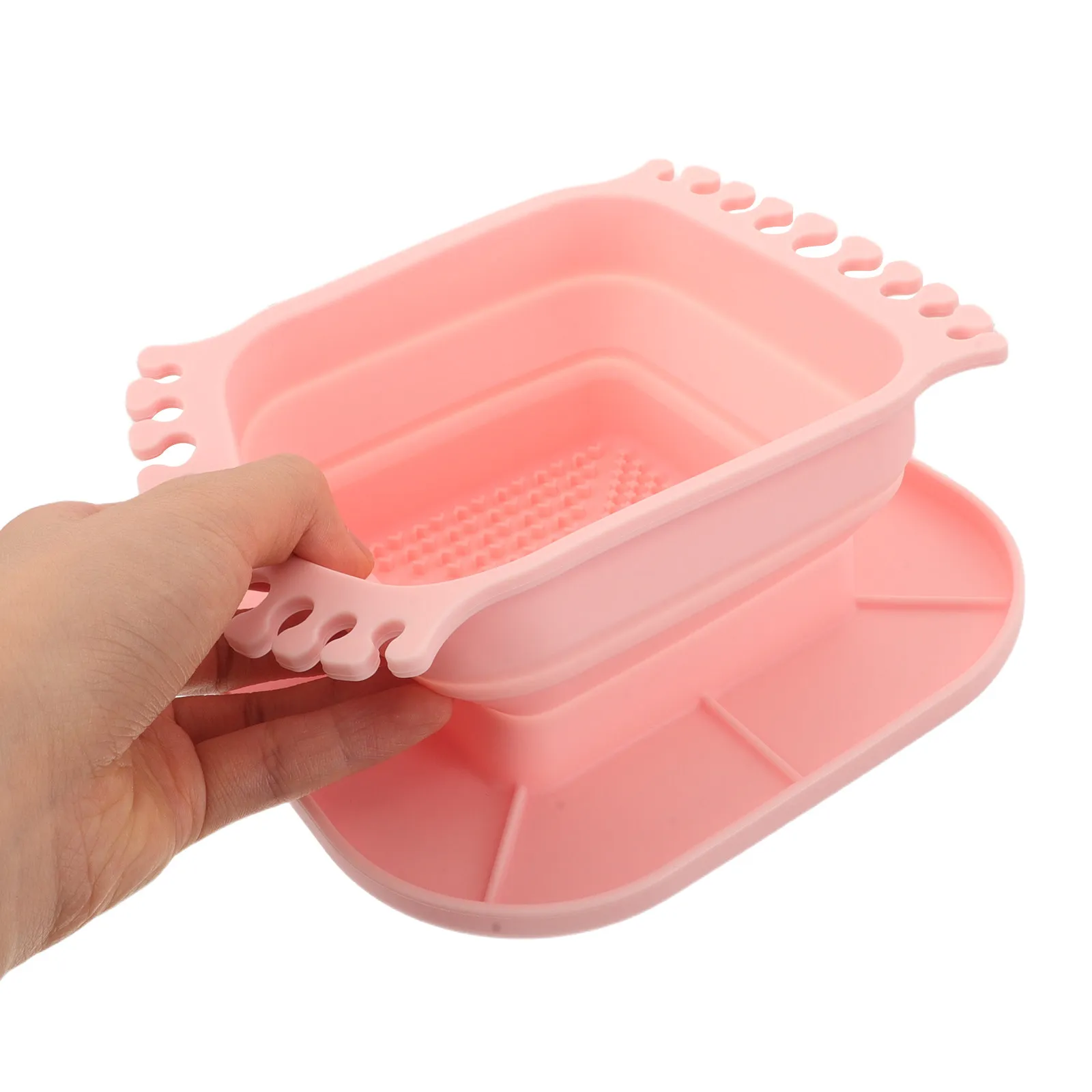 Collapsible Silicone Paint Brush Washer Foldable Brush Cleaning Cup Portable Watercolor Acrylic Oil Painting Rinse Cleaner