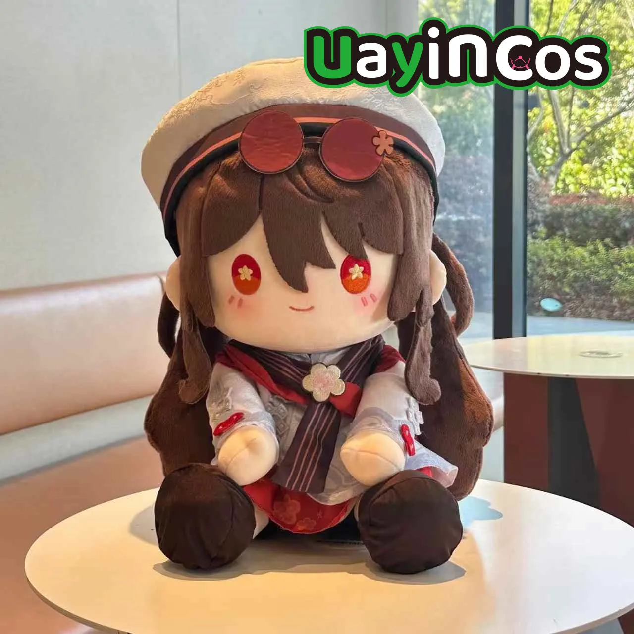 

40cm Genshin Impact Hu Tao Stuffed Plushies Plush Cotton Doll Clothes Soft Pillow Cartoon Anime Figure Game Toy For Kids Gifts