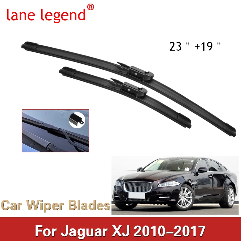 Car Windshield Wiper Blades For Jaguar XJ 2010 2011 2012 2013 2014 2015 2016 2017 Front Windscreen For Jaguar XF 2007-2015