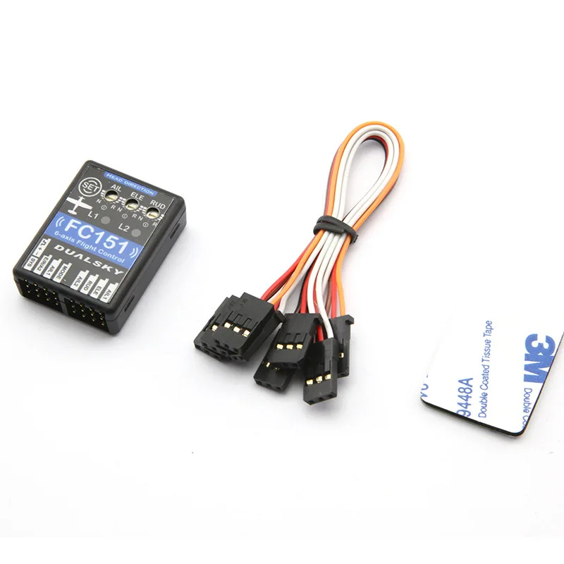 DUALSKY Dual Sky FC151 3-Axis Flight Controller Fixed Wing Gyroscope, Supports Mode Switching Channel