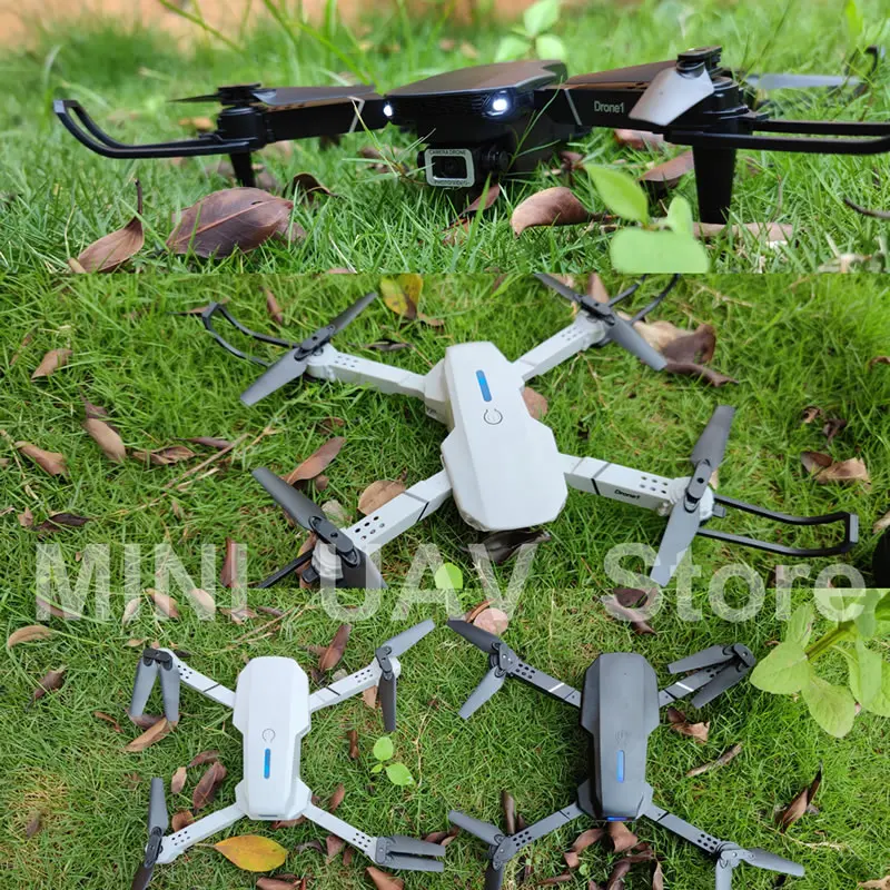 E88-Mini Drone FPV VR Facile à Voler, Photographie Aérienne, Longue Portée Pliable, Quadricoptère avec Caméra, Télécommande, Hélicoptère, Jouets,