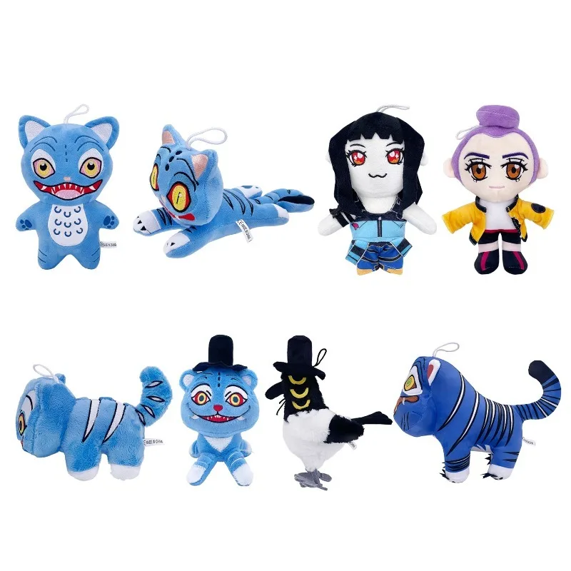 

Новинка 2025 года K-pop Blue Tiger Demon Girl Group, супермягкая плюшевая подушка, полипропиленовая мягкая кукла для снятия стресса, идеальная игрушка на день рождения
