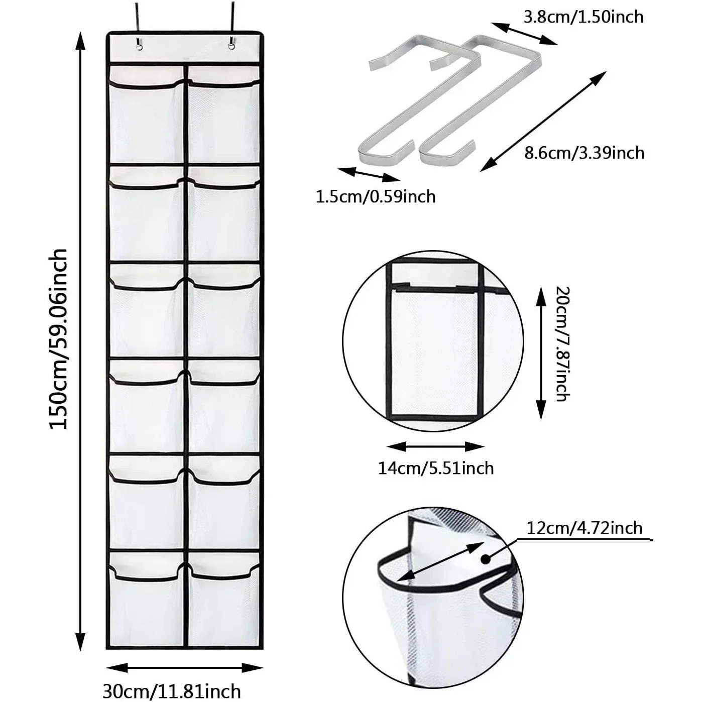 12 Grids White 1PC