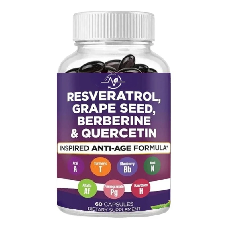 

Resveratrol, Berberine, Grape Seed Extract, Quercetin (including Nori Fruit Extract), N-acetylcysteine (60 Capsules)