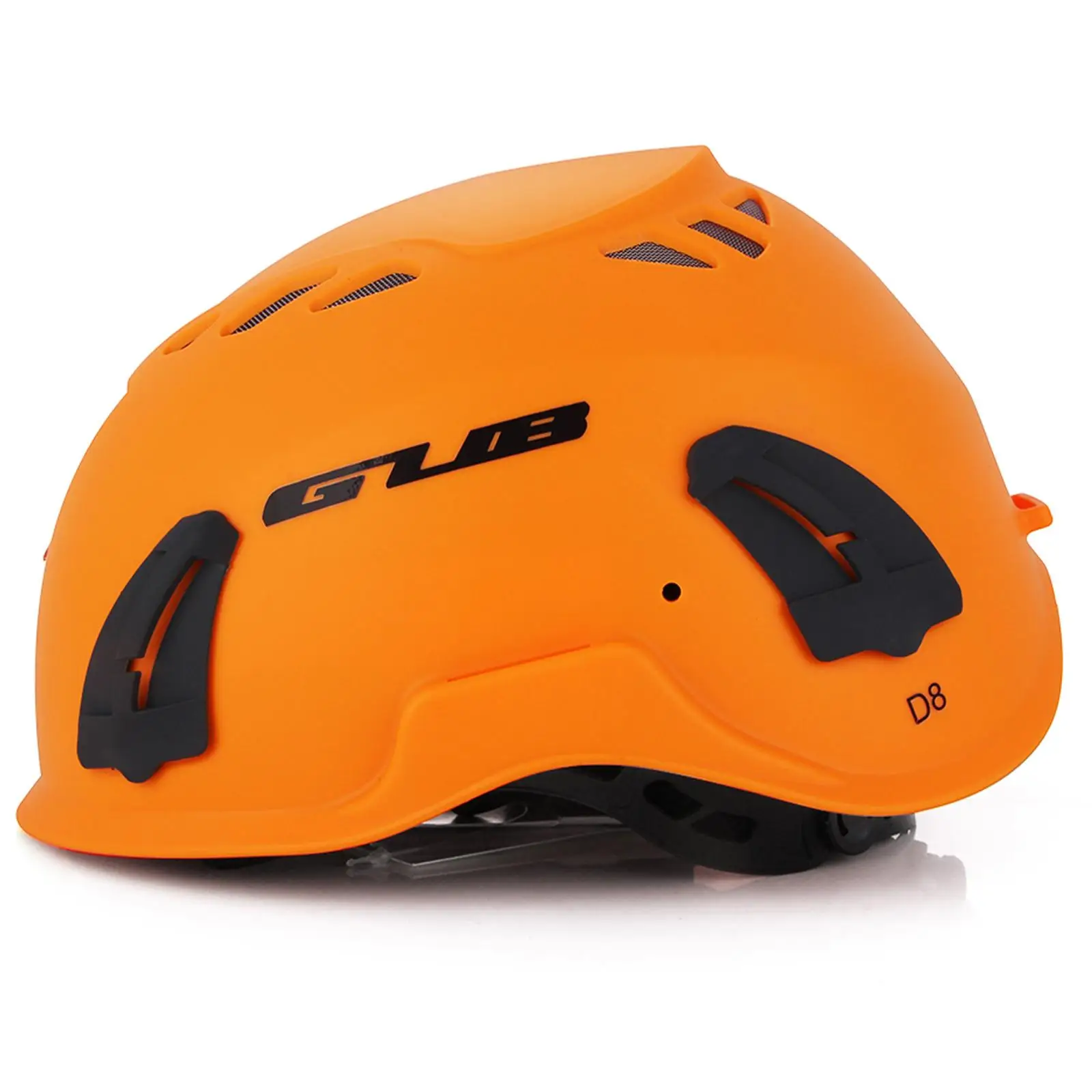 

Downhill Orange Hard Hat with Chin Strap Equipment Climbing Gear Mountaineering Accessories Construction for Safety
