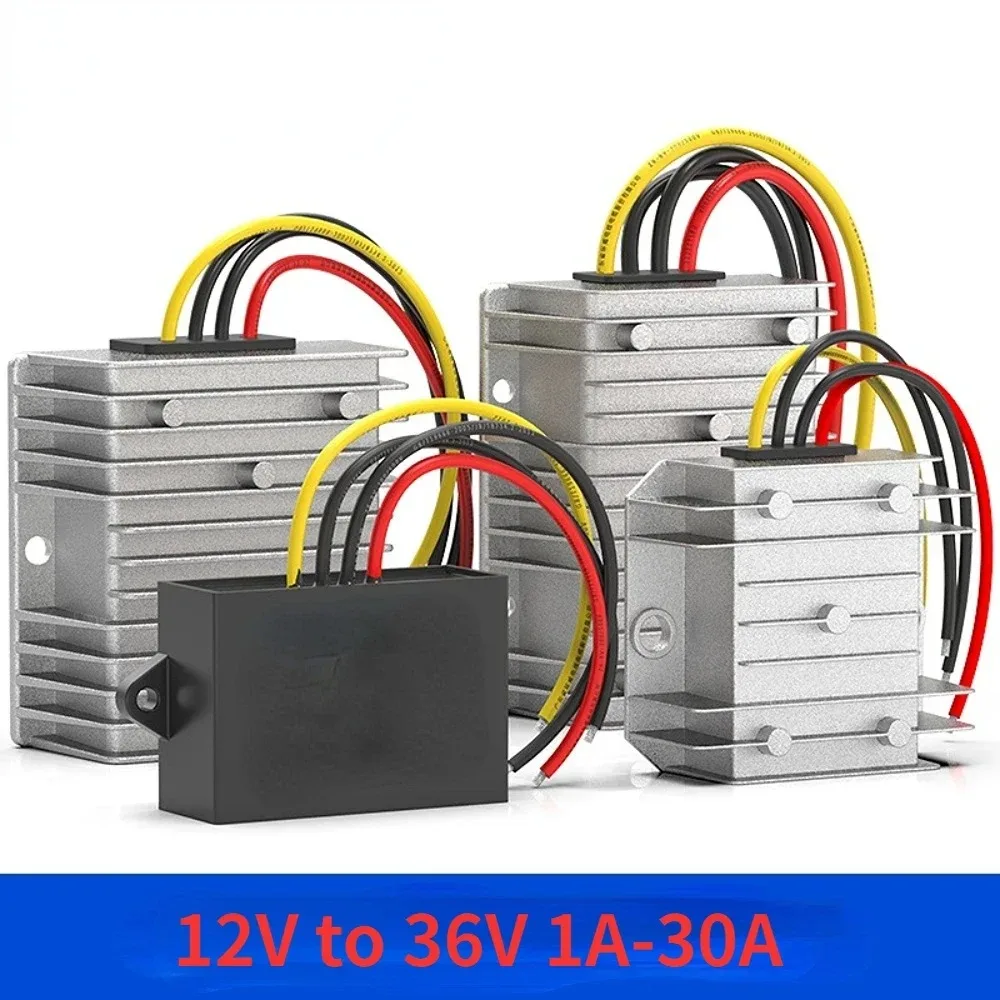 12V to 36V 1A-30A 12v-36v DC-DC Step Up 12v Step Up 36v Voltage Regulator Stabilizer Power Converter Boost Module 10V-18V CE
