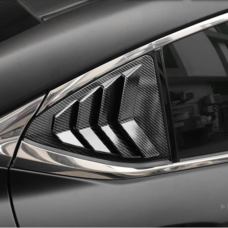 Carbon Fiber Side Window Louver Trim Cover For Lexus IS300 200t 250 2013-2019