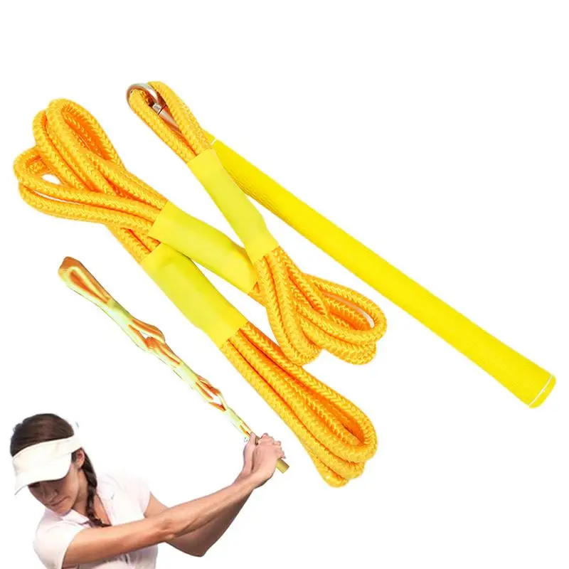 

Golf Swing Rope Trainer Golf Swing Training Aid Aluminum Alloy And Nylon Teenage Fitness Rope For Enhancing Rhythm And Strength