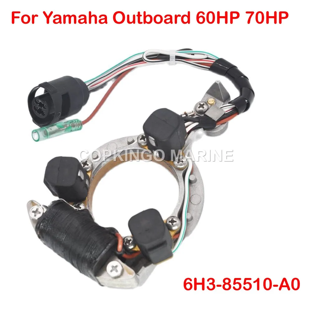 Boat Pulser Coil Assy Stator Trigger 6H3-85510-A0 for Yamaha Outboard Motor 60HP 70HP