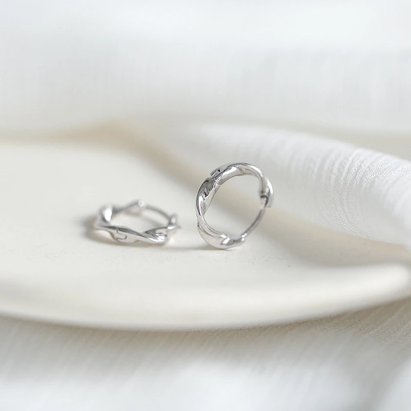 Nischenohrringe aus S925-Sterlingsilber mit exquisitem Design – Detail 1