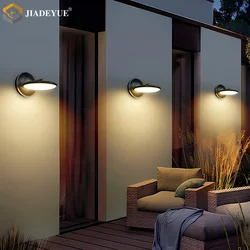 Modern minimalist LED waterproof wall lamp with rotatable wall lamp, bedside lamp, living room, hallway, courtyard lamp