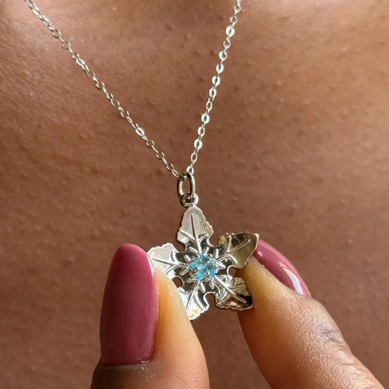 Vintage Five-star Pendant Necklace Ladies' Small Blue color Star Necklace Exquisite Simple Jewelry Daily Wear Dating Accessories