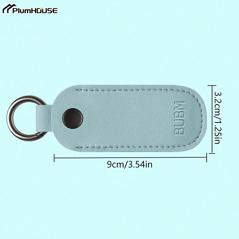 Couro U Disk Pouch, Porta-chaves, USB Flash Drive Storage Bag, Pen Drive capa protetora, Memory Stick Case