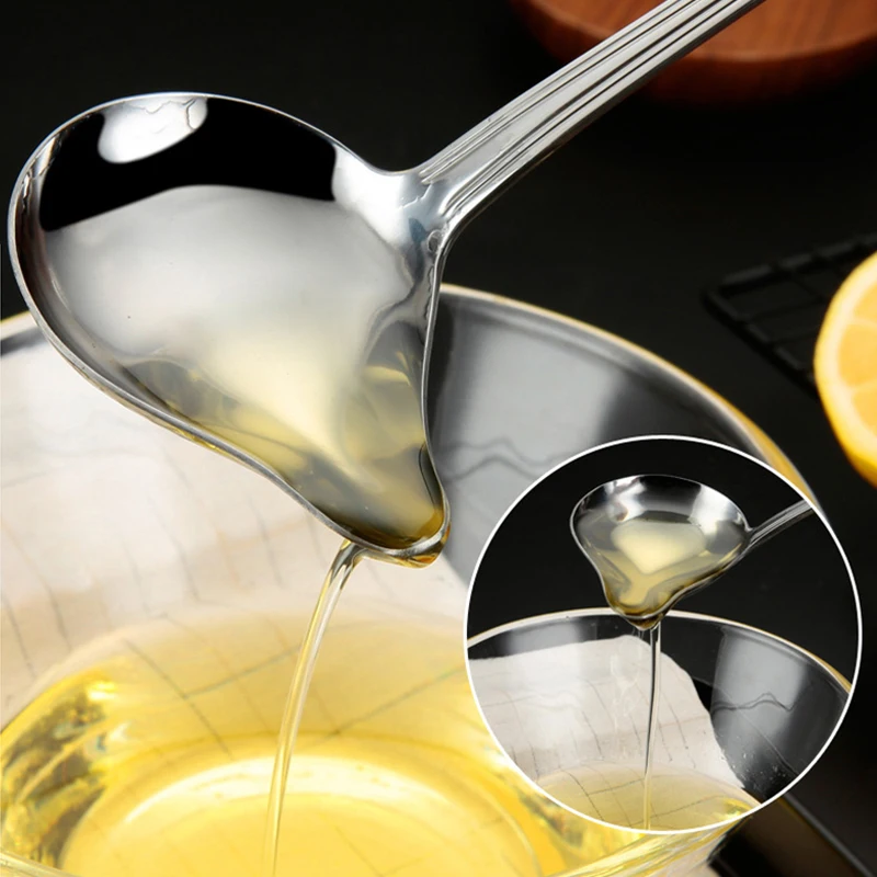 

Kit Tool Stew Dipper LonG HandLe CookinG s Soup Stainless Steel Duck Mouth Shaped Spoon chen LadLe TabLeware Scoop Restaurant