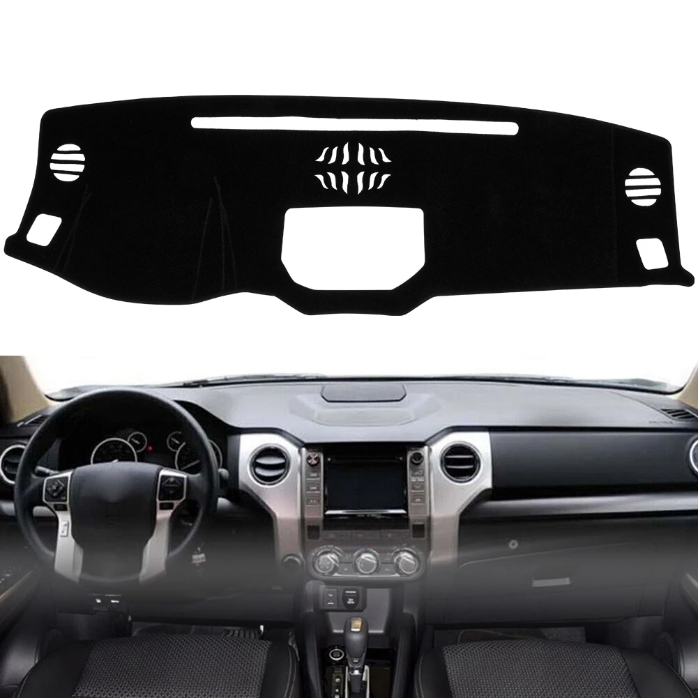 Car Dashboard Cover For Toyota Tundra 2014-2020 Left Hand Drive Dashmat Pad Dashboard Carpet Dash Mat Sun Shade