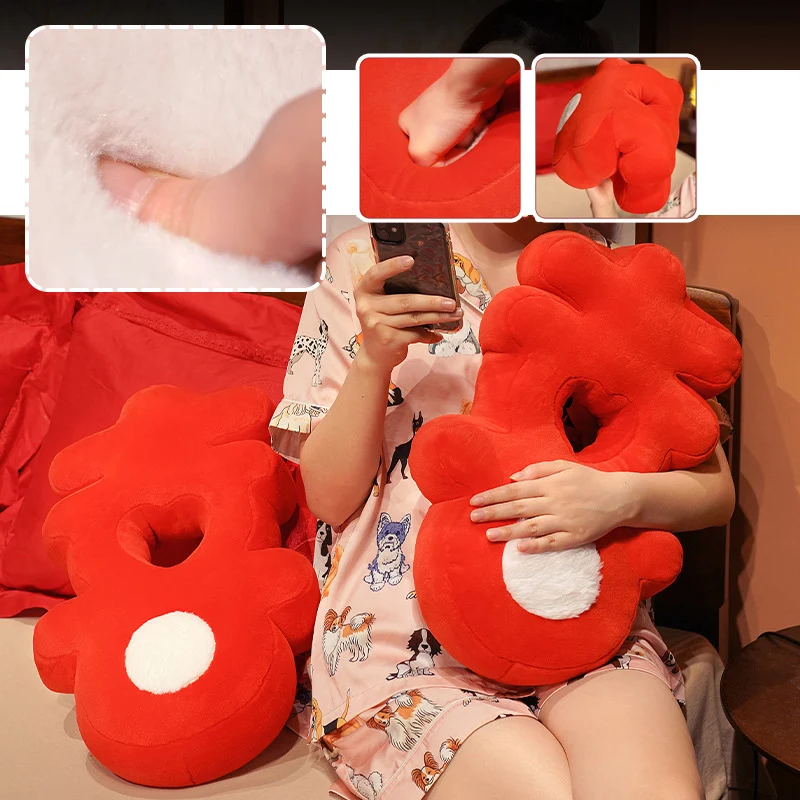 Matrimonio tradizionale cinese Red Joy Cushion Bedding Decor Pillow per gli sposi Happiness Celebration Cushion Wedding Decor