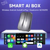 HEYINCAR CarPlay Smart Ai Box Plus, Android 11, CarPlay inalámbrico, Android Auto, YouTube, Netflix, adaptador IPTV, Sistema Inteligente para coche