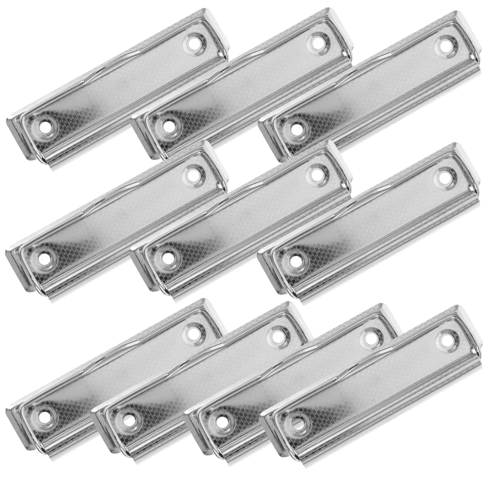 Imagem -02 - Portátil Metal Escrita Clipes Board Papelaria Forte Vertical Clipe Pasta de Arquivo Documento Escola Office 10cm 10 Pcs