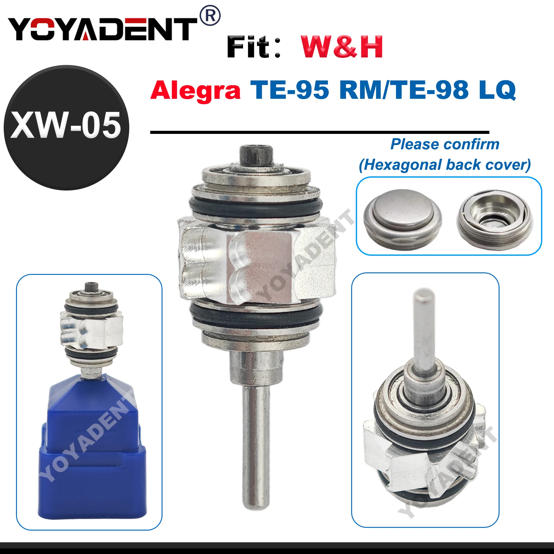 

For WH Alegra TE-98 LQ / TE-95RM/BC High Speed Handpiece Dental Handpiece Cartridge Rotor Accessories