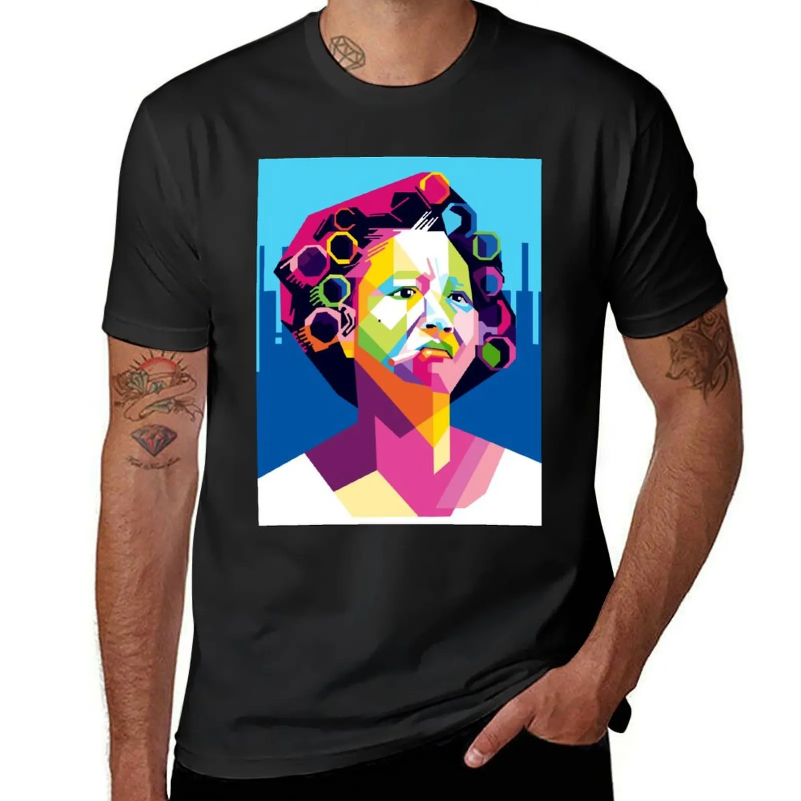 KUNG FU MOTHER WPAP T-Shirt anime clothes customizeds Aesthetic clothing heavyweight t shirts for men