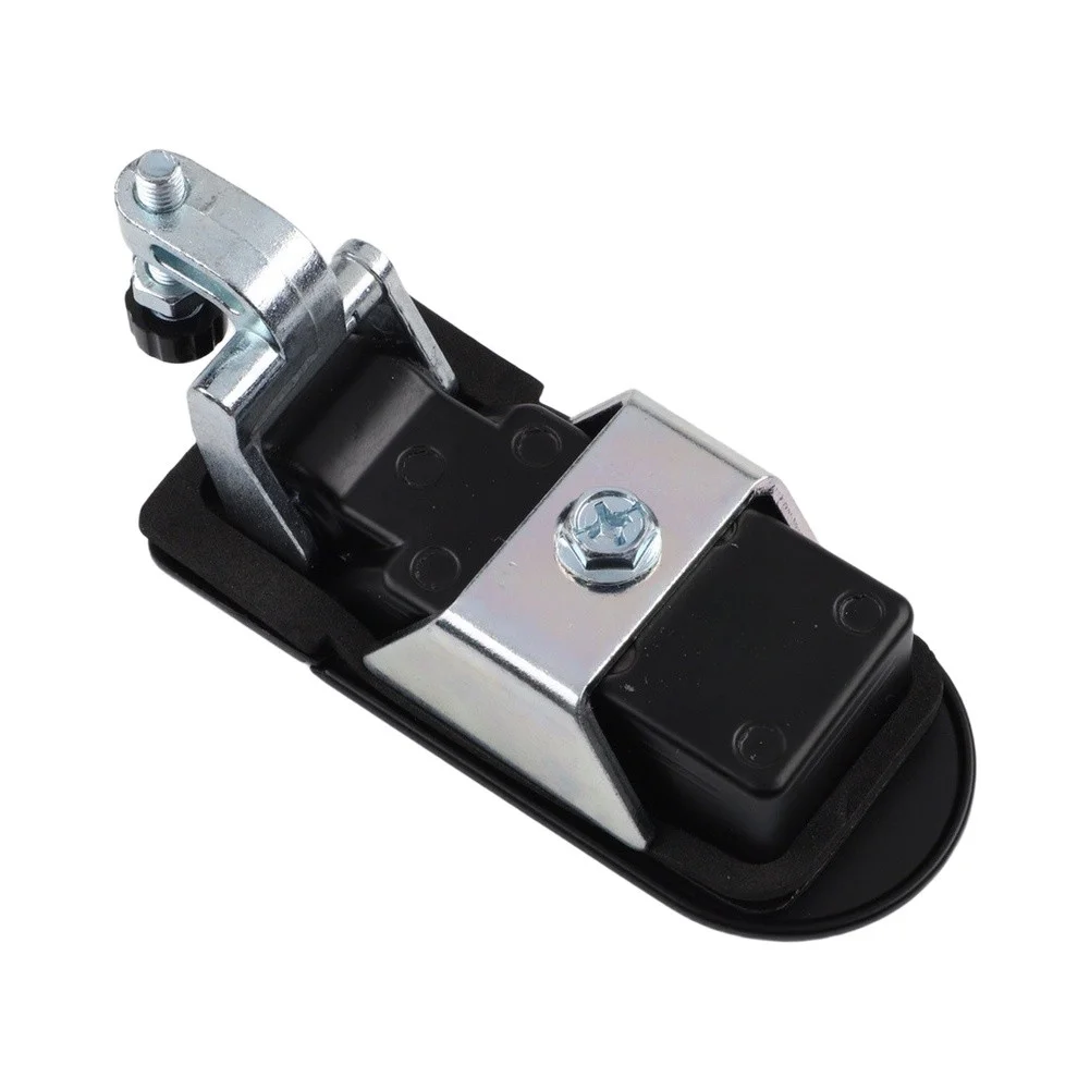 Lock With Spare Keys Flush Mount 21mm Compression Latch Push Button Operation Zinc Plated Steel Camping Security