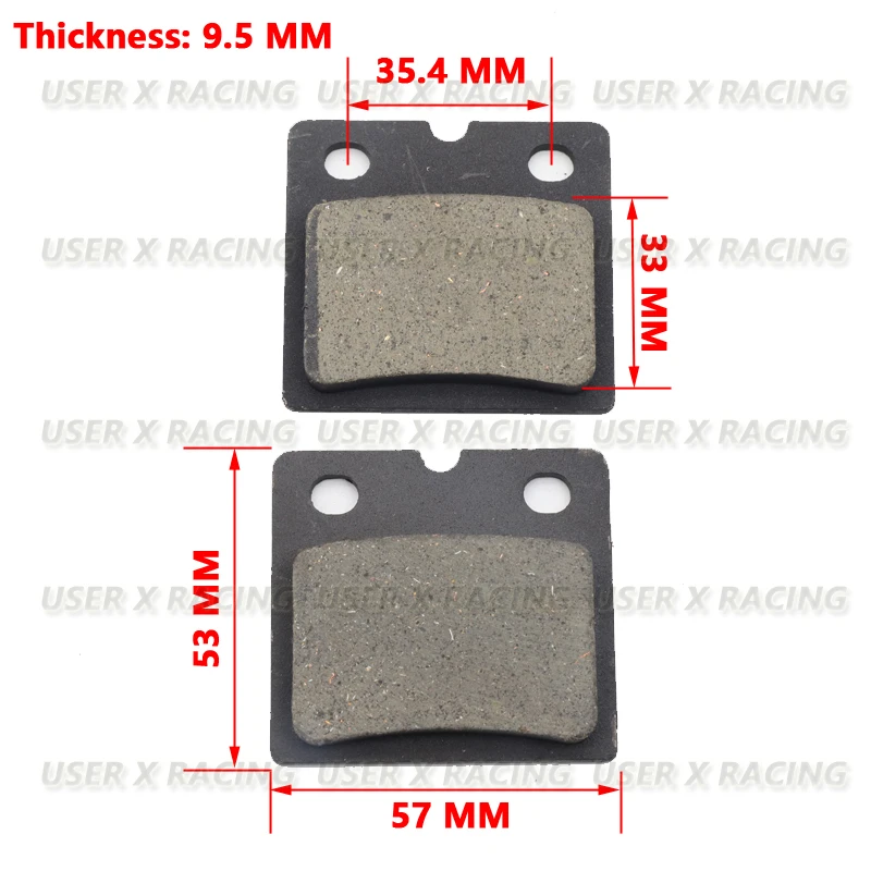 USERX Motorcycle disc brake pad Brakes Front Rear Disc Brake Pads For FA171 BMW K75 K100 R80 R100 QUADZILLA RL500