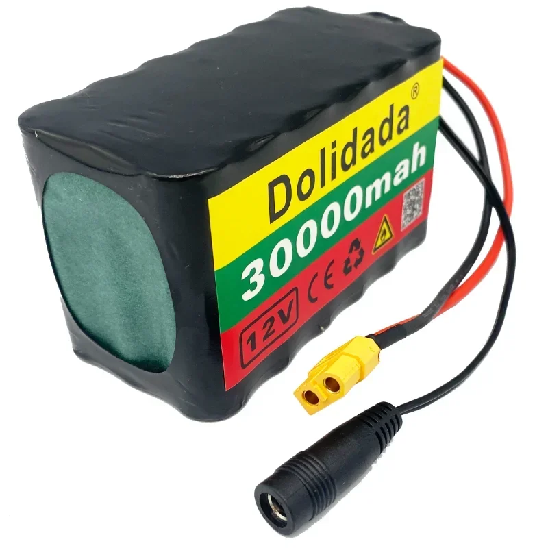 3S6P 12V 30Ah 400W 40A BMS 18650 Rechargeable Lithium Battery Widely Used: Scooter Lighting Electric Scooter, Traffic Sign, Etc