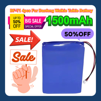 1500mAh BF-T1 4pcs For Baofeng Walkie Talkie Battery
