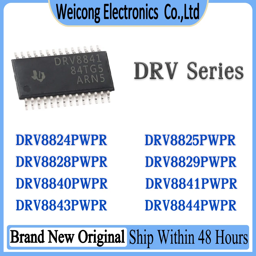 DRV8824PWPR DRV8825PWPR DRV8828PWPR DRV8829PWPR DRV8840PWPR DRV8841PWPR DRV8843PWPR DRV8844PWPR DRV IC Chip HTSSOP-28