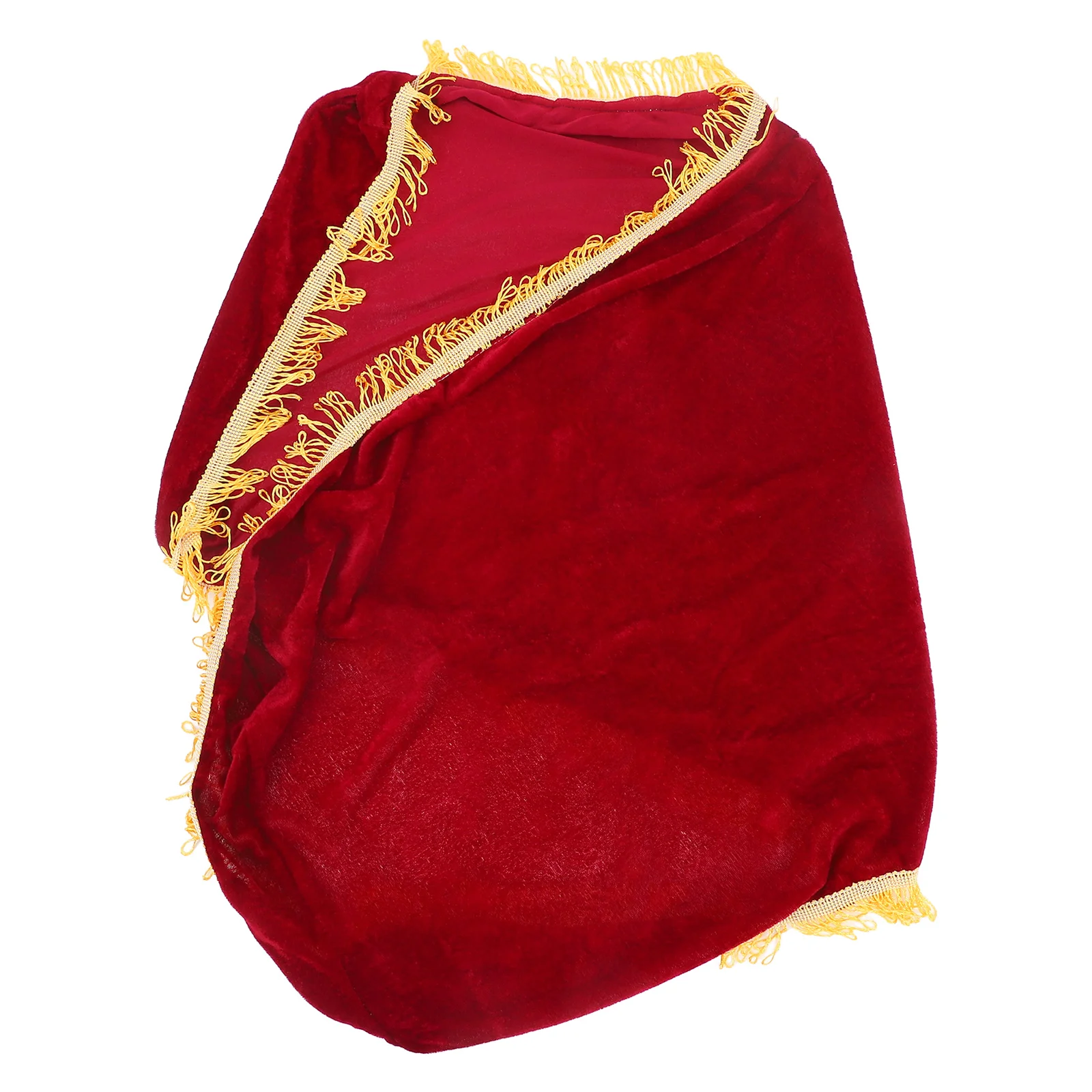 1PC 61 Key Electronic Piano Dust Cover with a Drawstring Protective for Piano Keyboard ( Red and Random Tassels Color)