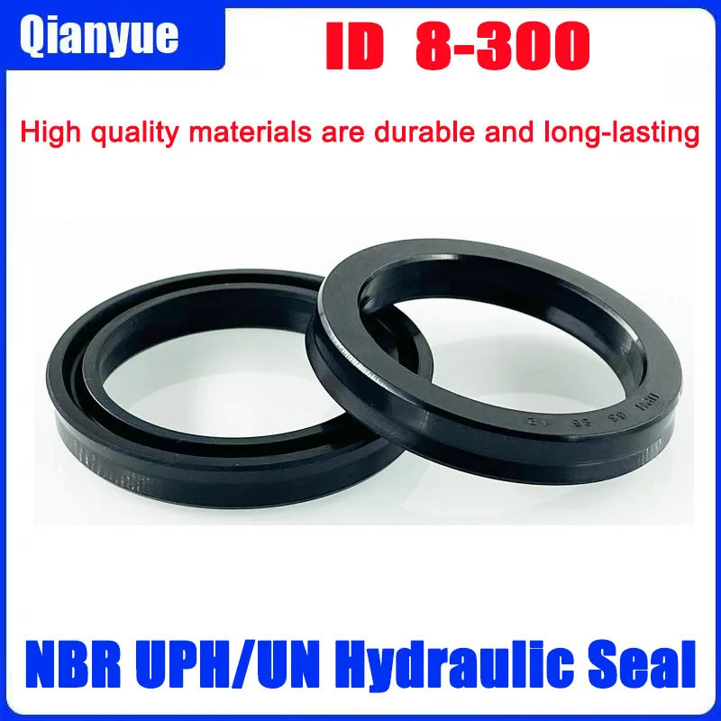 NBR UPH/UN Hydraulikdichtung ID 8-300mm - Öl- und verschleißbeständig, Bohrung/Stange universell für Ölzylinder (Nitrilkautschuk, OEM-Qualität) – Detail 4