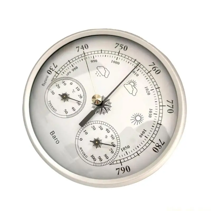 Picture 3: A2BE Barometer Thermometers Hygrometer Anglers Weather Companion 130mm Diameter Gauge