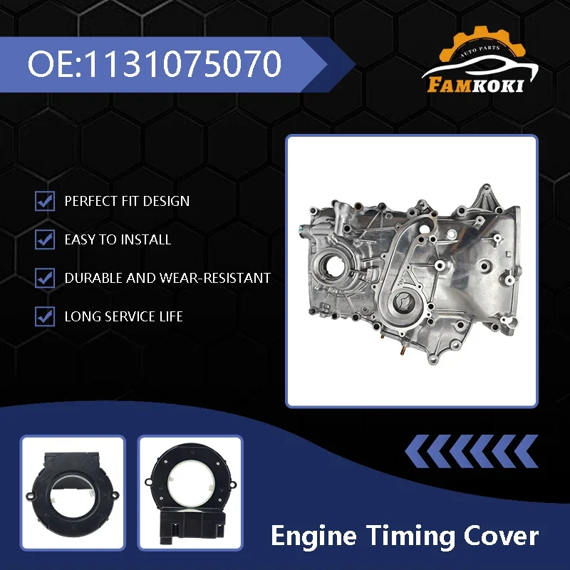 Hot Sell Auto Part New Factory 1131075070 High Quality Oil Pump Timing Cover for Toy ota 4RUNNER 2.7L 2010/TACOMA  2.7L 2005-14