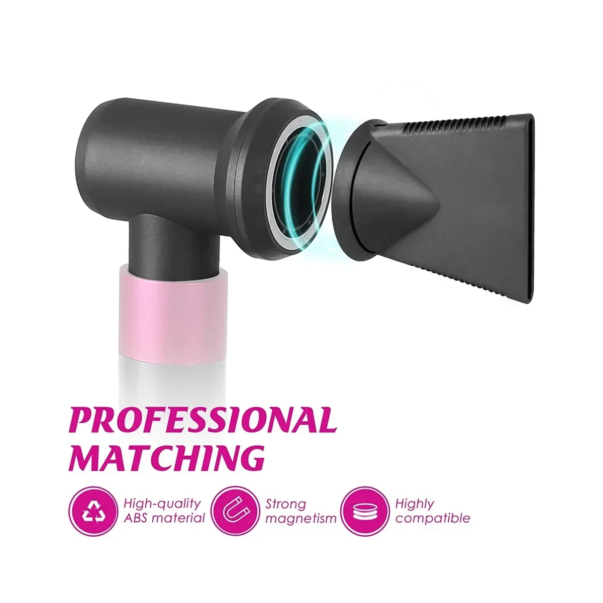 Professional Concentrator and Adapter Kit for Dyson Airwrap Styler, for Curling Iron Converting To Hair Dryer Styling Attachment