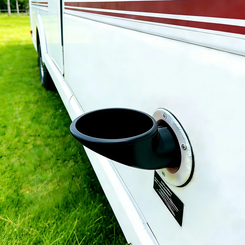 Water Filler Funnel for Campers Campervans RV Caravan Tent Travel Trailers Pop-up Campers Reduces Splashes Manual Water Filling view 5