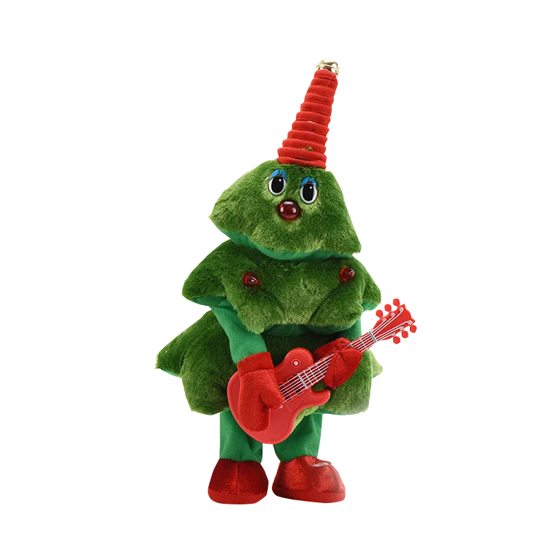 Tańcząca Śpiewająca Choinka Pluszowa Zabawka Animowana Muzyczna Elektryczna Lalka Wypchana Zwierzęca Poduszka Kawaii Uroczy Prezent Dla Dziewczynek Dzieci