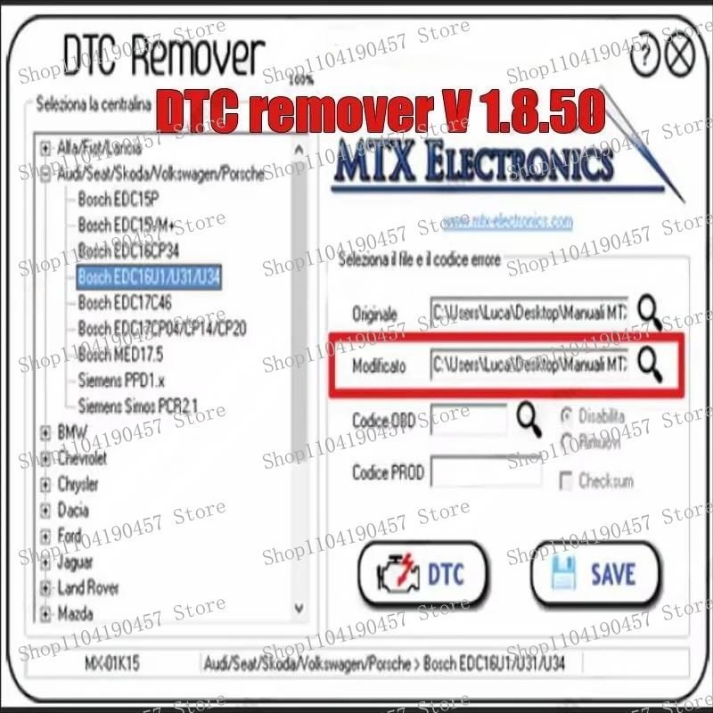 DTC Remover 2024 - Advanced Software for KESS, KTAG, FGTECH OBD2 and More with Keygen and ECU Tuning Features