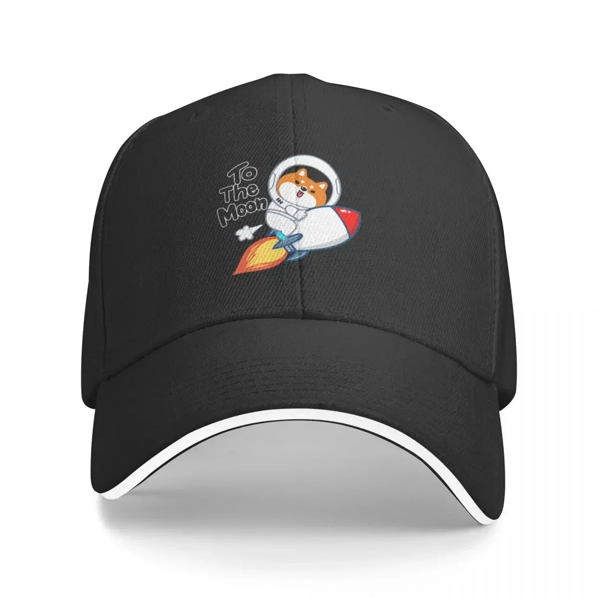 

New Shiba Inu to the moon Baseball Cap Anime Hat Snap Back Hat beach hat Luxury Man Caps Women Men's