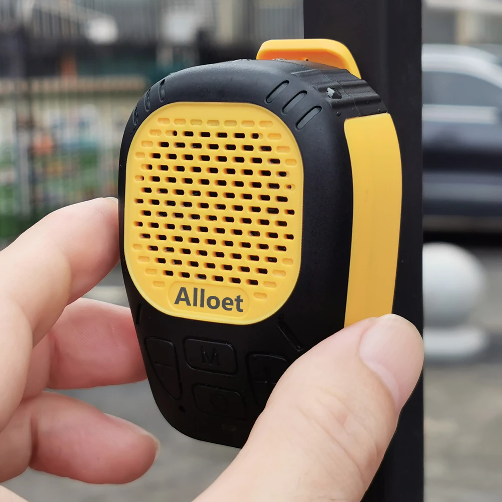 Wearable Bluetooth-Compatible5.3 Speaker Waterproof Jobsite & Outdoor Wearable Speaker Up To 30 Hours Battery Life Small Speaker