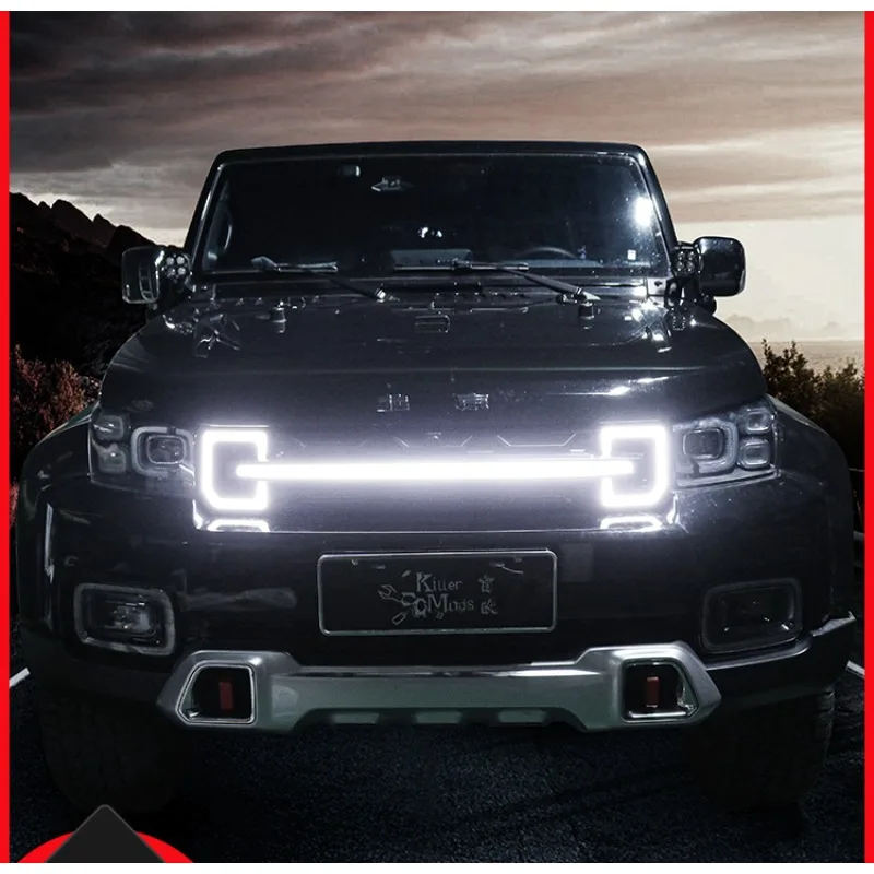 

Передний бампер для Bj40plus BJ40, крышка бампера для машины, модификация дизельной версии, передний бампер для внедорожника