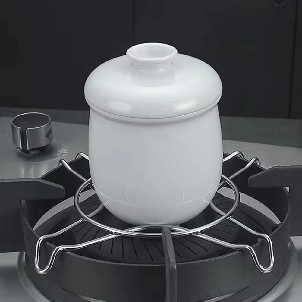 

2Pcs Gas Stove Holder Stainless Steel Gas Burner Rack Non-Slip Flat Pan Support for Kitchen Household Camping Wok Support Rack