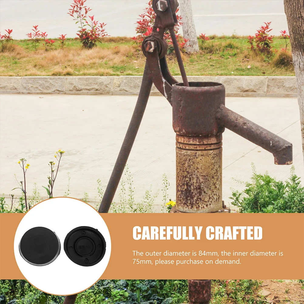 

3pcs Rubber Water Cup Durable Manual Part Smooth Edge For Hand Well -Resistant Pitcher Pump Accessory