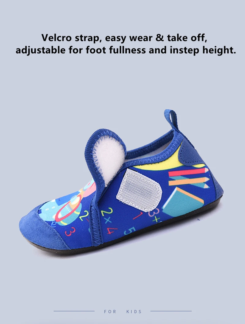 Kinder Wassersport Strand Schwimmsocken Mädchen Dünn Mehrfarbig Bedruckt Rutschfest Fitness Yoga Tanz Schwimmen Surfen Tauchen Unterwasserschuhe – Detail 11