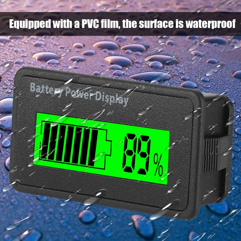 GY-6H Battery Capacity Tester Battery Charge Indicator 12-48V Battery Capacity Indicator Tester Voltmeter Battery Tester
