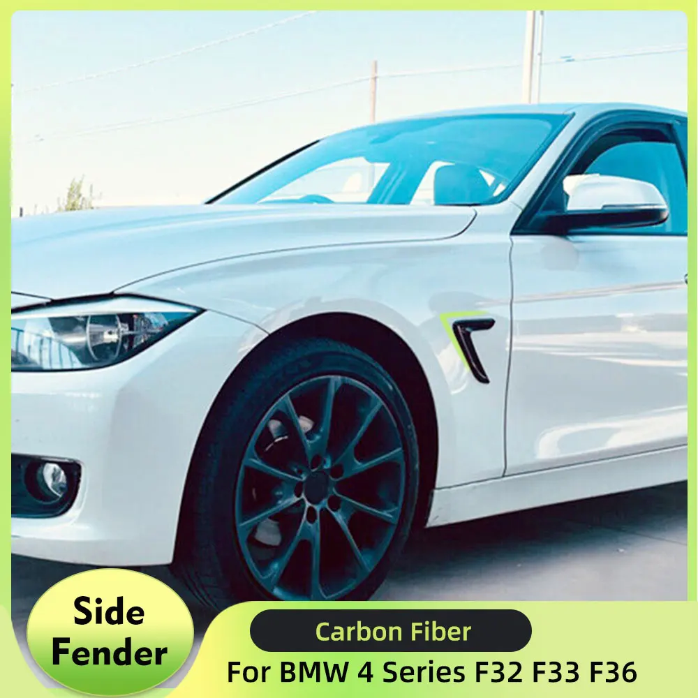 

Car Side Fender Air Intake Cover for BMW 4 Series F32 F33 F36 2014-2019 Dry Carbon Air Vent Fender Cover Trim Sticker