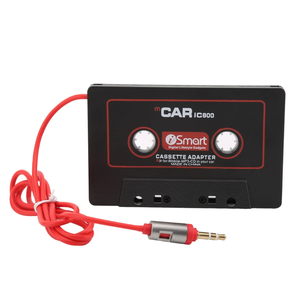 

Car Cassette Tape Adapter 3.5mm AUX Audio Tape Cassette Converter Phone Car CD Tape Player MP3 MP4