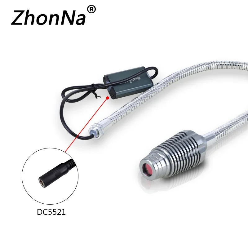 The blue light work light of the laser welding machine has adjustable focal length,and position of hose can be adjusted