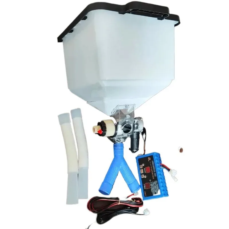 Double Ditch Fertilization Feeder, Large Capacity 40 Liters, Electric Poultry Automatic Feeder, Single Ridge Sowing Wheat