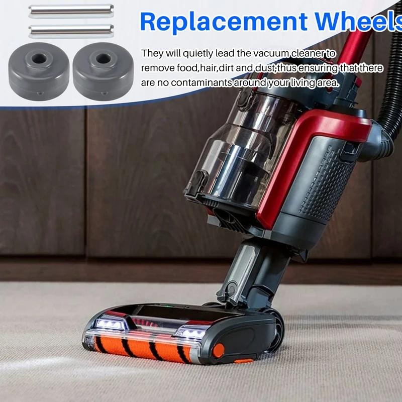 1 paio di ruote di ricambio per aspirapolvere Shark adatte per modelli NV350 NV351 NV355 NV356E NV500 NV501