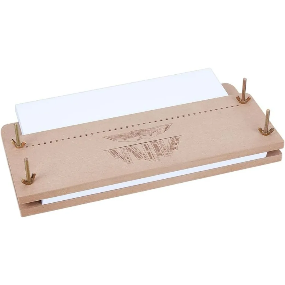 

Wooden Book Press Tools Book Binding Spacer Tools Rectangle Wooden Binding Press Book Portable Wooden Book Press